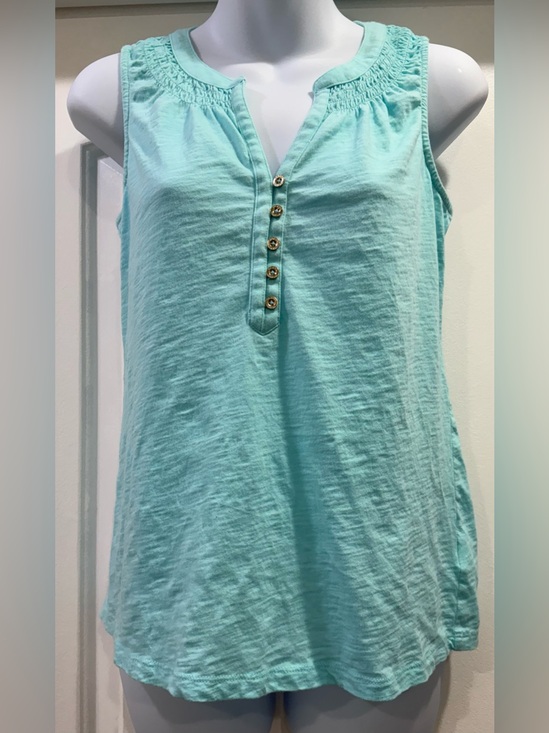 Lilly Pulitzer Tops - Lilly Pulitzer Essie Sleeveless Top Blouse Size XS